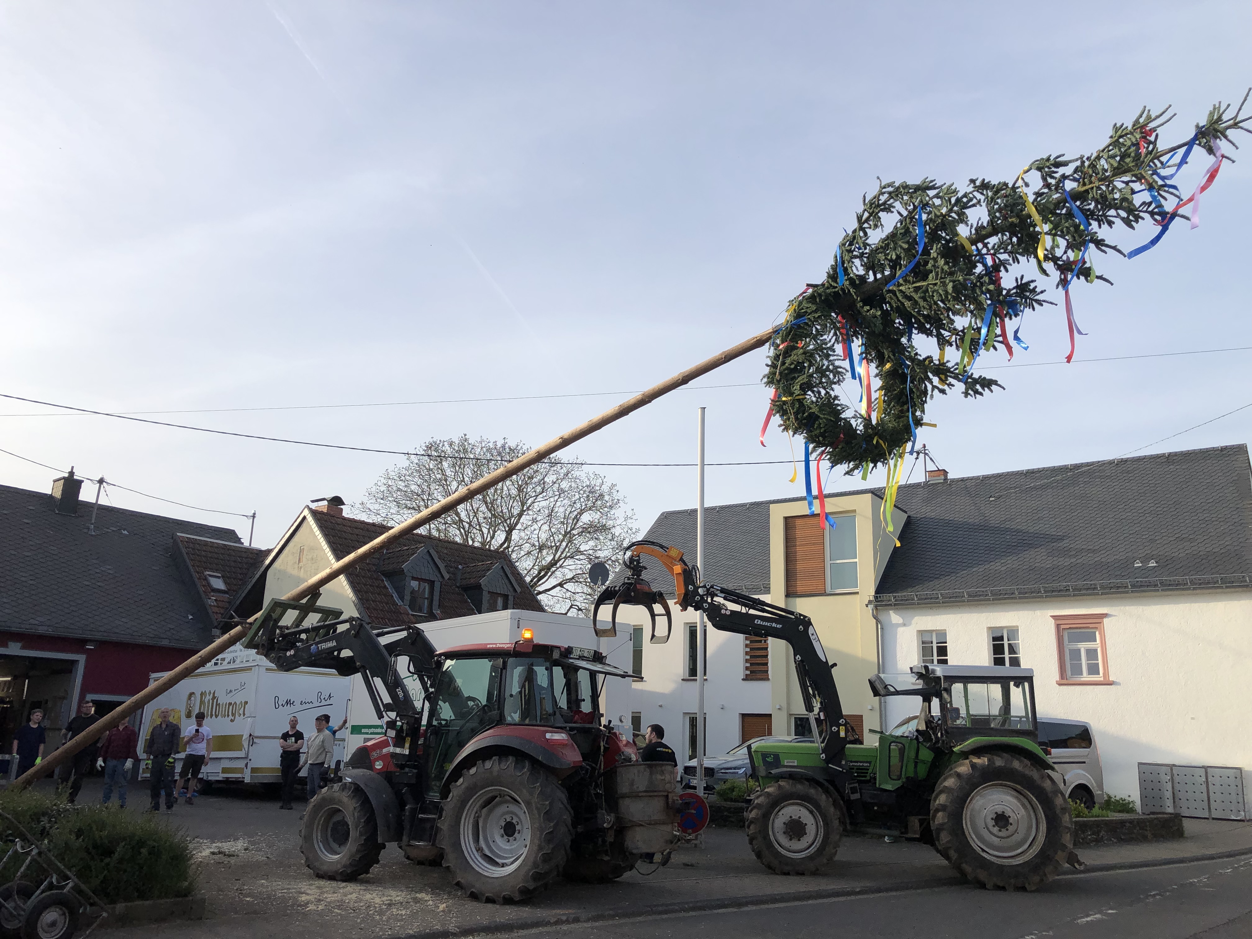 Aufstellen Maibaum 2024