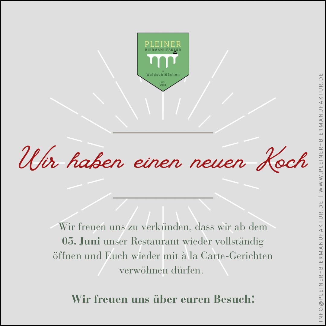Waldschlösschen neuer Koch