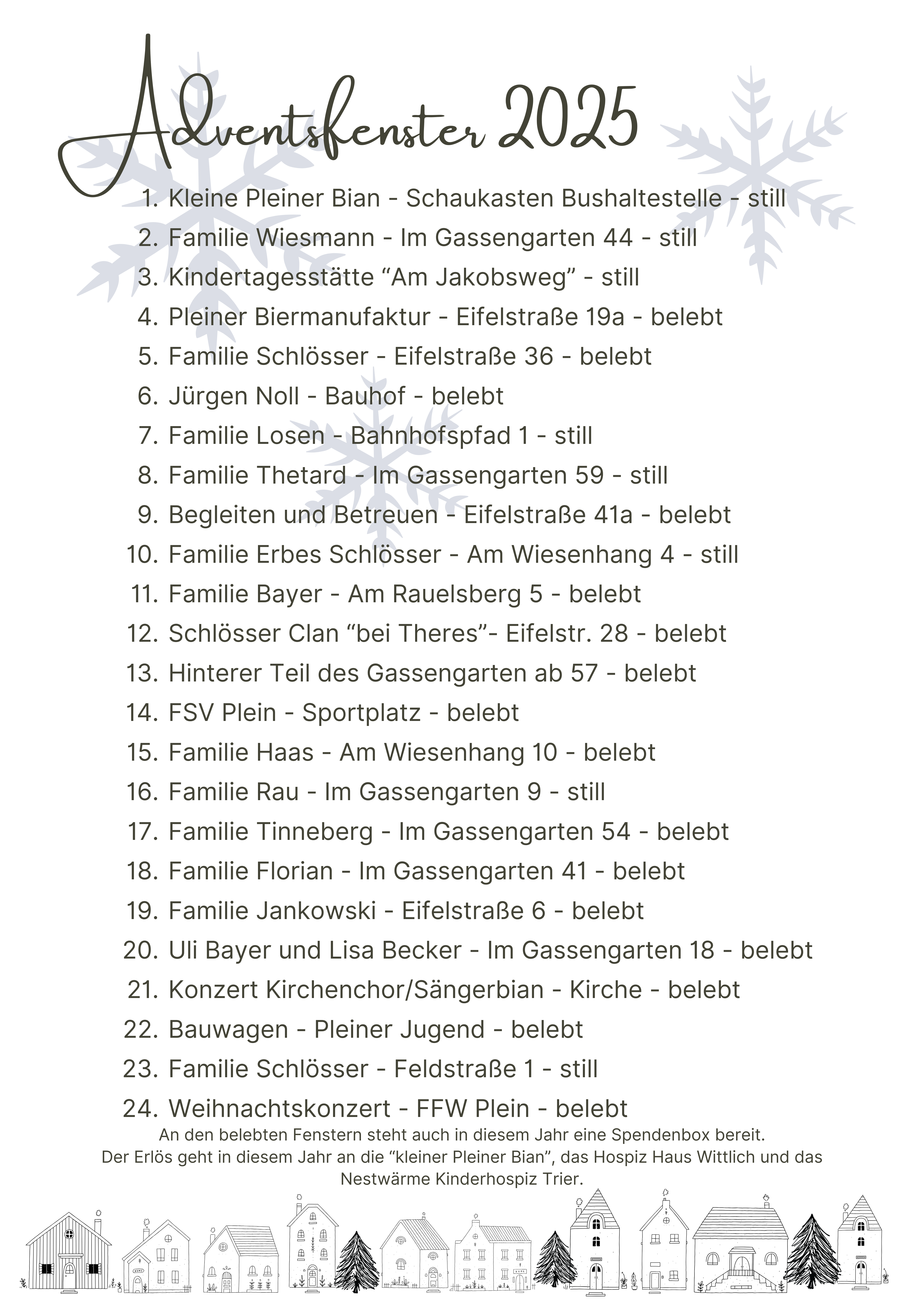 Adventsfenster 2025